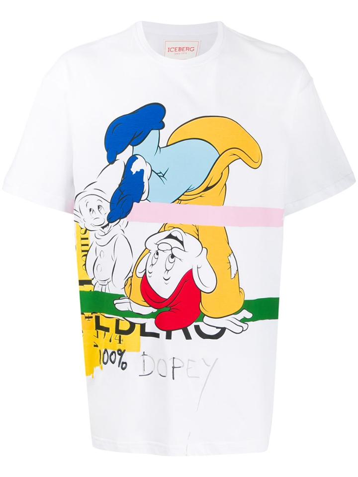 Iceberg Dopey-print T-shirt - White