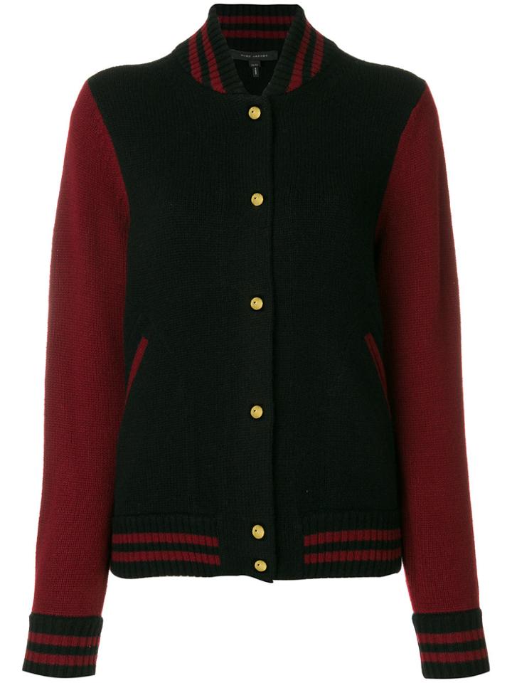 Marc Jacobs Varsity Bomber Jacket - Black