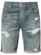 Levi's Ripped Denim Shorts, Men's, Size: 34, Blue, Cotton