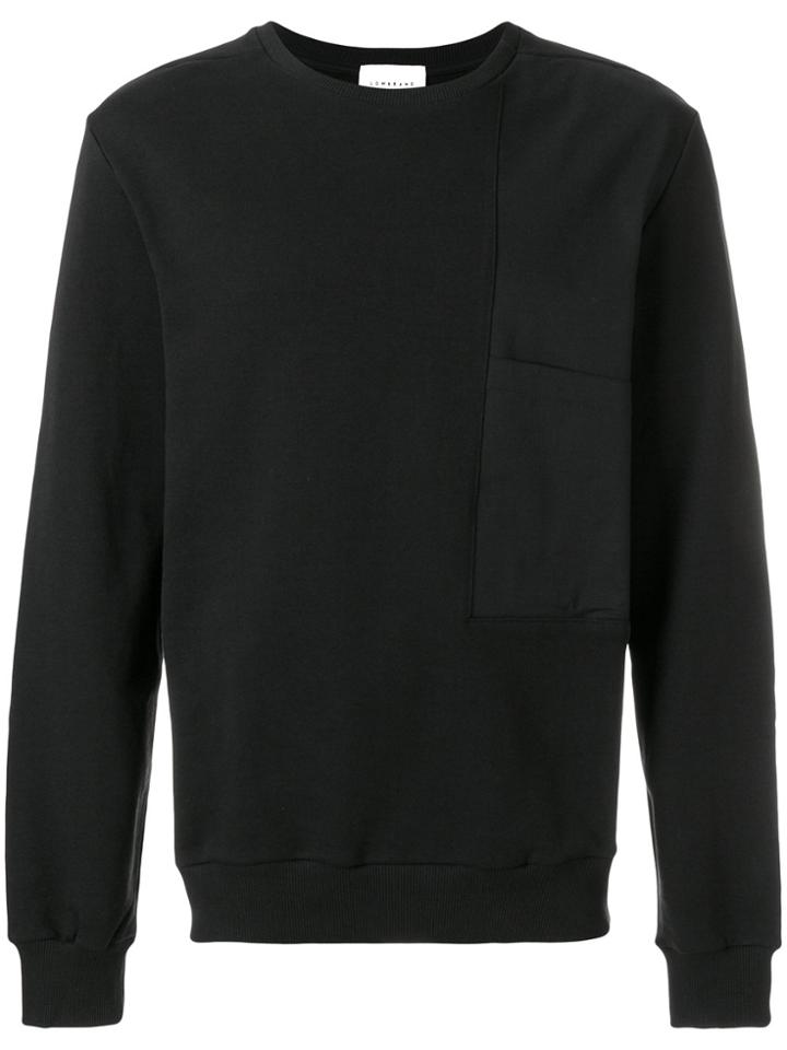 Low Brand Panelled Sweatshirt - Black