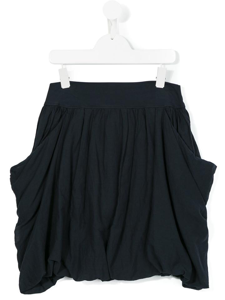 European Culture Kids Draped Skirt, Size: 16 Yrs, Blue