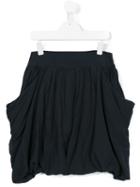 European Culture Kids Draped Skirt, Size: 16 Yrs, Blue