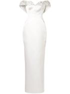 Saiid Kobeisy Off-shoulder Embroidered Dress - White