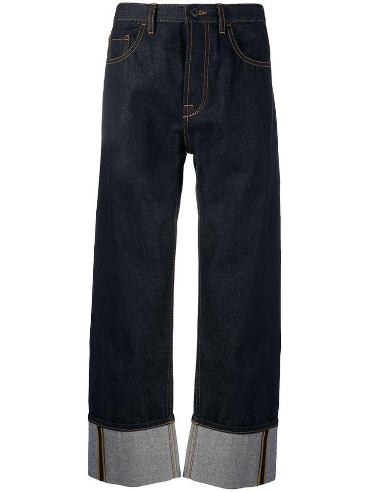 Valentino Baggy Fit Jeans - Blue