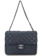 Chanel Vintage Chain Around Shoulder Bag - Blue