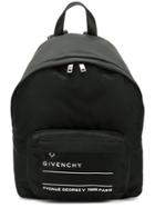 Givenchy Text Logo Backpack - Black