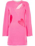 Comme Des Garçons Pre-owned Heart Mesh Sweater - Pink
