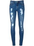 Tommy Hilfiger Tommy X Gigi Hadid 'venice' Skinny Jeans, Women's, Size: 27, Blue, Cotton/polyester/spandex/elastane