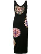 Givenchy Mandala Print Midi Dress - Black