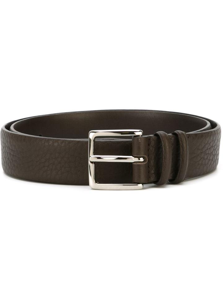 Orciani Classic Belt, Men's, Size: 90, Brown, Leather