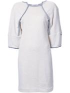 Theatre Products Wide Short Sleeved Dress, Women's, White, Cotton
