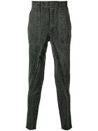 The Viridi-anne Jersey Panel Trousers - Grey