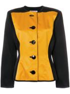 Yves Saint Laurent Vintage Boxy Buttoned Jacket - Yellow & Orange