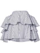 Caroline Constas - Carmen Top - Women - Cotton - S, Black, Cotton