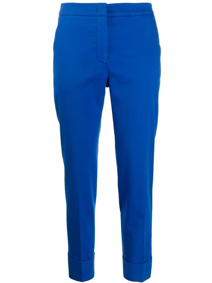 Pt01 High-waisted Trousers - Blue