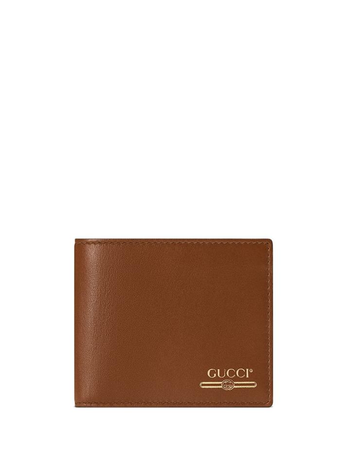Gucci Logo Cardholder - Brown