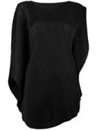 Pleats Please By Issey Miyake - Pleated Blouse - Women - Polyester - 5, Black, Polyester