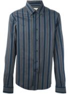 Romeo Gigli Vintage Striped Shirt - Blue