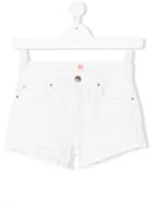 American Outfitters Kids Frayed Edge Shorts - White