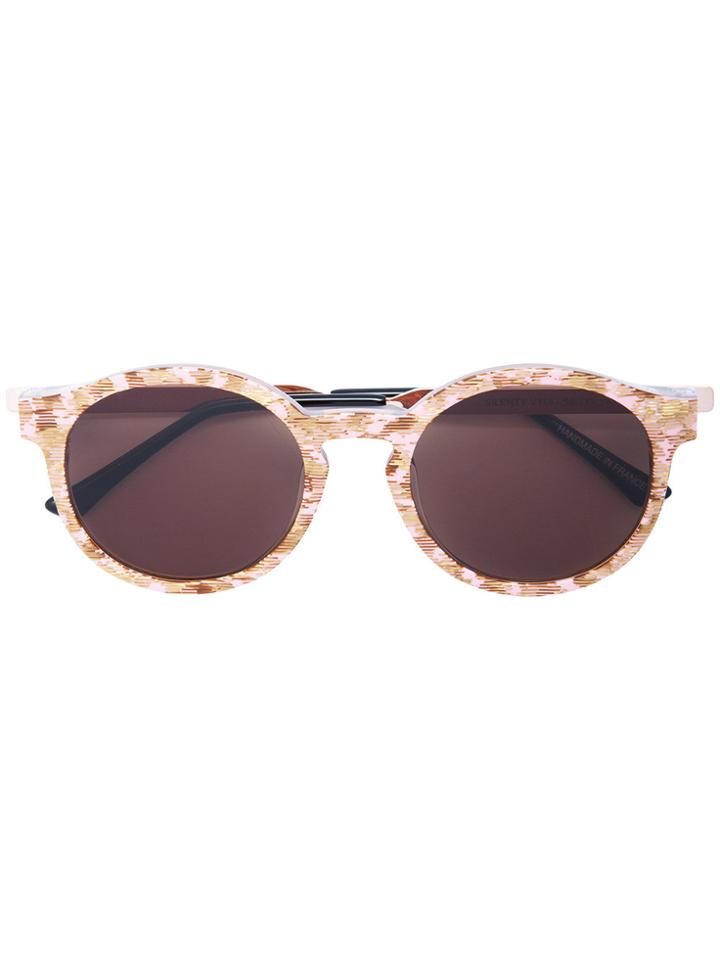 Thierry Lasry Silenty Round Sunglasses - Pink & Purple
