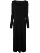 Andrea Ya'aqov - Open Back Dress - Women - Cotton/viscose - M, Black, Cotton/viscose