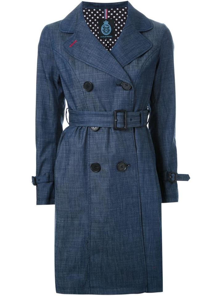 Guild Prime Flared Midi Trench Coat