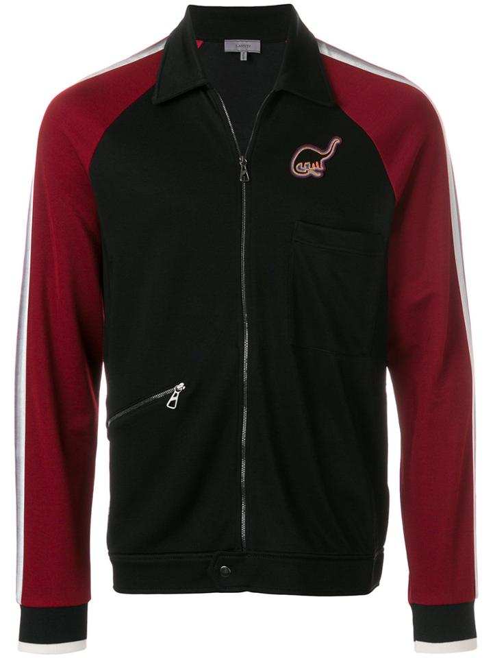 Lanvin Zip Front Sweatshirt - Black