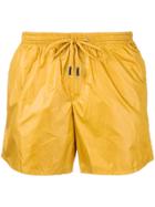 Fefè Plain Swim Shorts - Yellow & Orange