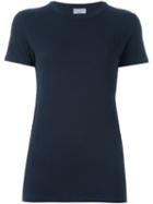 Brunello Cucinelli Round Neck T-shirt, Women's, Size: Large, Blue, Cotton/spandex/elastane