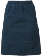 A.p.c. - Front Pockets Denim Skirt - Women - Cotton - 36, Women's, Blue, Cotton