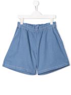 Bonpoint Teen Fitted Shorts - Blue
