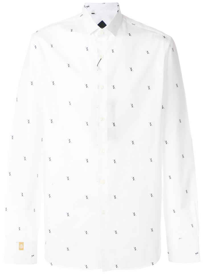 Billionaire Printed Shirt - White