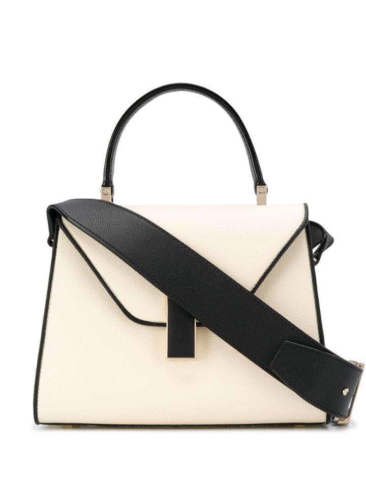 Valextra Isidi Cross Body Bag - White
