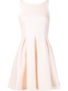 Jay Godfrey Pleated Skater Dress, Women's, Size: 0, Pink/purple, Polyester/spandex/elastane