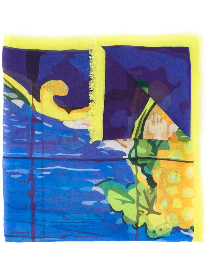 Fefè - Fruit Print Scarf - Men - Cotton - One Size, Cotton
