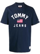 Tommy Jeans Usa Flag T-shirt - Blue