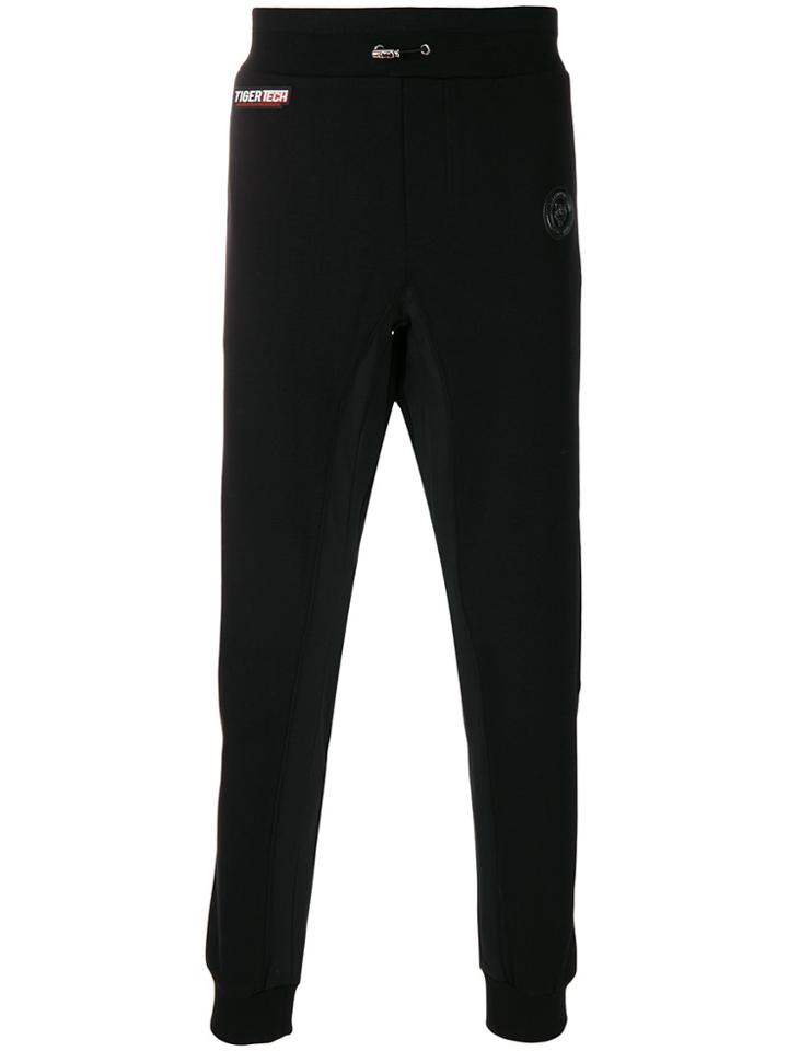 Plein Sport Tiger Tech Track Pants - Black