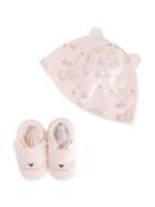 Cat Print Hat Set - Kids - Cotton - 6 Mth, Pink/purple, Little Marc Jacobs