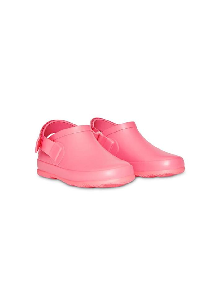 Burberry Kids Check Detail Rubber Sandals - Pink