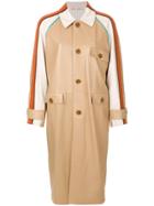 Marni Leather Trench Coat - Nude & Neutrals