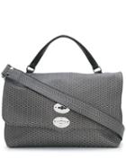 Zanellato Wave-print Messenger Bag - Black