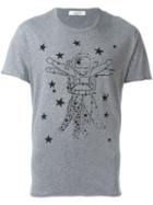 Valentino Spaceman Print T-shirt, Men's, Size: Medium, Grey, Cotton