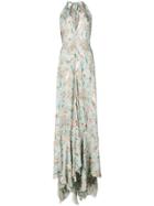 Johanna Ortiz Long Floral Dress - Green