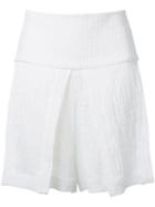 Kitx Box Shorts, Women's, Size: 12, White, Linen/flax