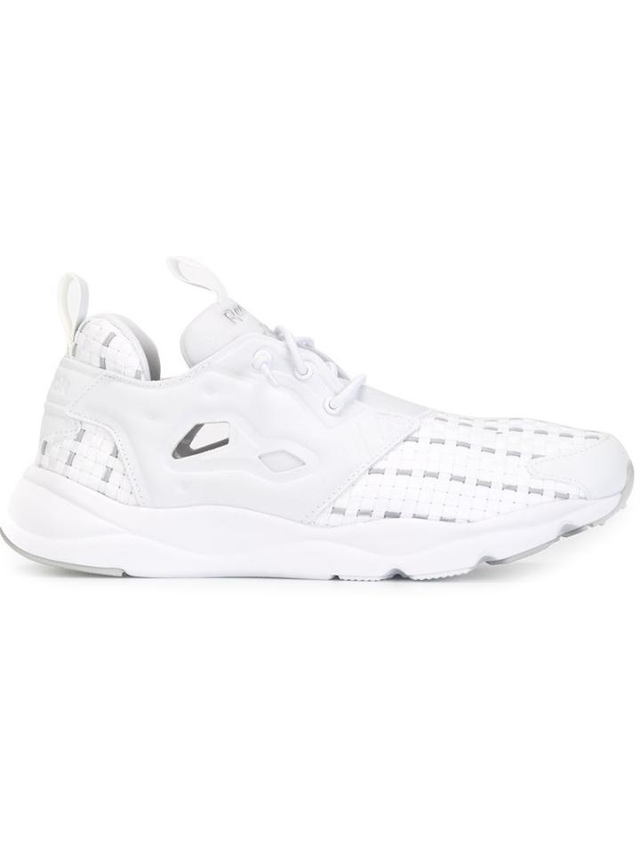 Reebok Furylite New Woven Sneakers, Adult Unisex, Size: 38.5, White, Cotton/nylon/rubber