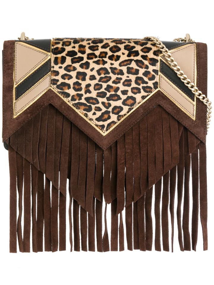 Just Cavalli Fringed Crossbody Bag - Brown