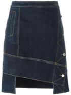 Vivienne Westwood Anglomania 'dodo' Skirt, Women's, Size: 30, Blue, Cotton/spandex/elastane