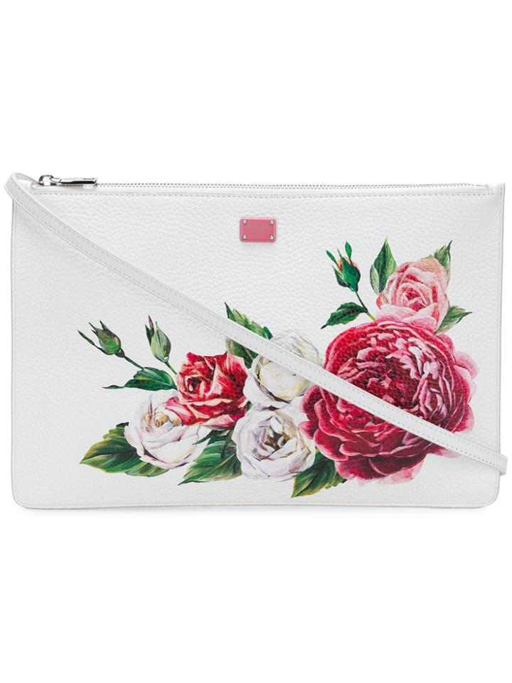 Dolce & Gabbana Cleo Clutch Bag - White