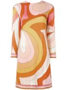 Emilio Pucci Vintage Printed Shift Dress, Women's, Size: Medium