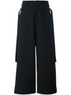 Damir Doma 'ponti' Trousers, Men's, Size: Medium, Black, Cotton/polyamide/virgin Wool